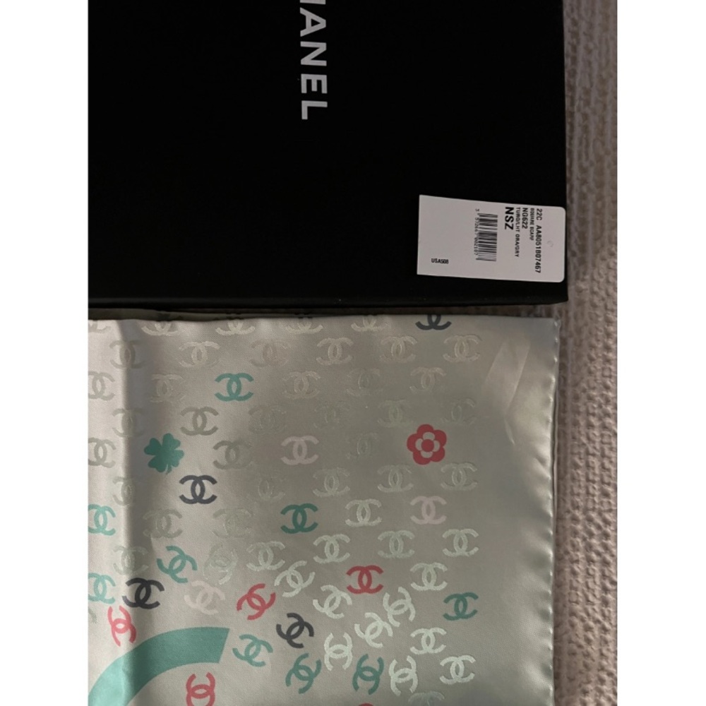 New Silk Chanel Scarf - Picture 7 of 8